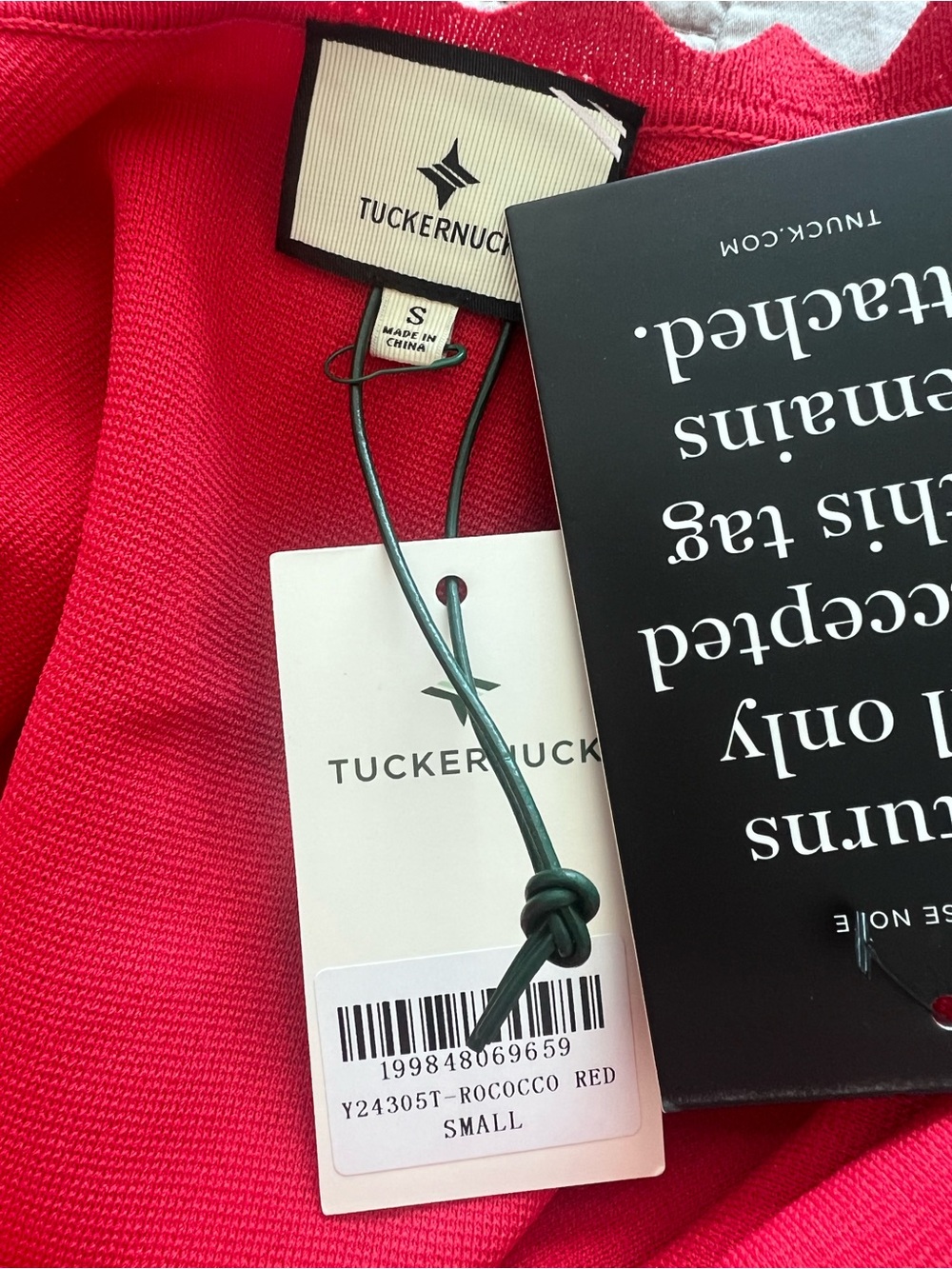 TUCKERNUCK Cherry Ric Rac Compression Tank - Picture 13 of 16